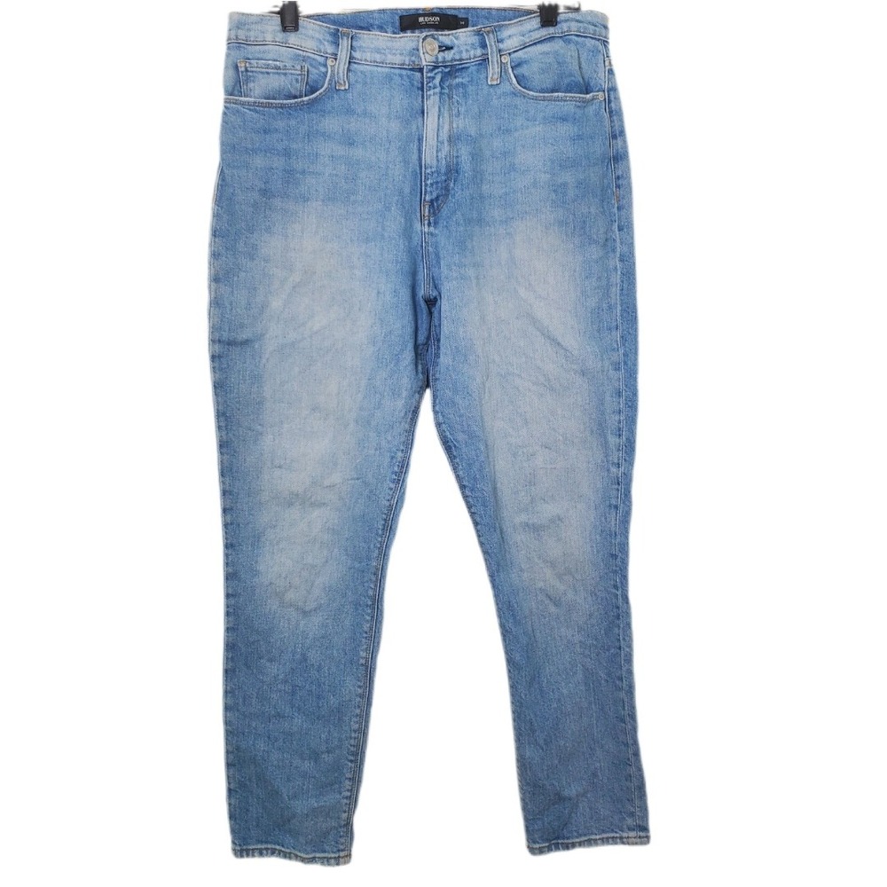 Hudson Bettie Taper Jeans Light Wash High Rise Denim Size 30 Style WHC2040DPP